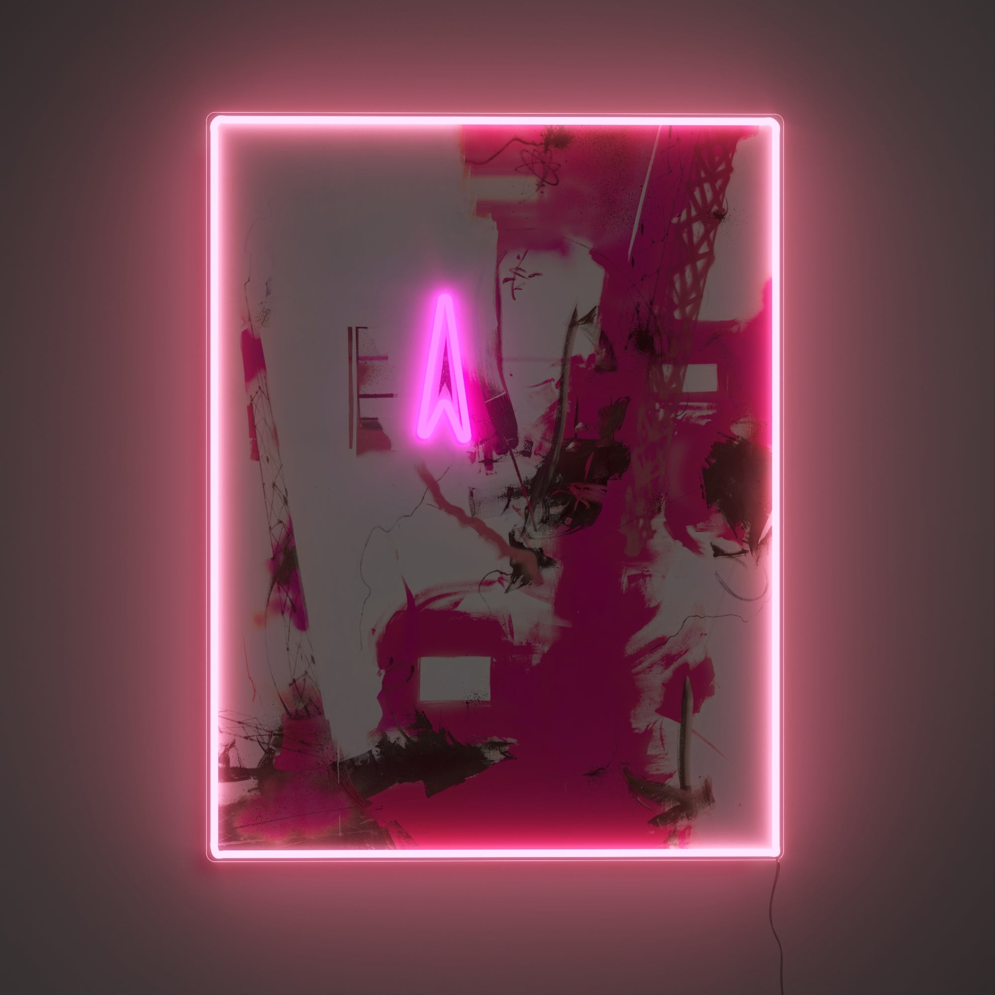 Violent Treasure by Futura - Signe en néon LED